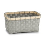 ZELLER koszyk pleciony 24x15x12 cm szary