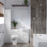 Jak prezentuje się słupek w przykładowej aranżacji łazienki?