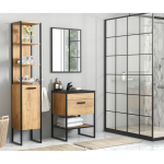 Niesamowita aranżacja łazienki w stylu industrialnym