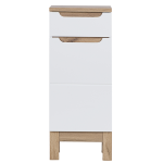 Szafka BALI typu słupek łazienkowy z białymi frontami