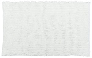SHINY CHENILLE dywanik łazienkowy 50 x 80 cm biały