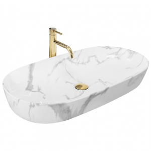 UMYWALKA CLEO 81 SHINY MARMO - NABLATOWA 81 x 41 cm