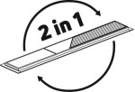 Odpływ liniowy 90 cm - Odwracalny