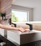 Bateria umywalkowa bezdotykowa z regulacją temperatury - 6xAA