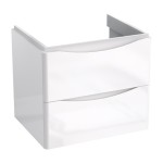 Wisząca szafka łazienkowa bez blatu o szerokości 60 cm z kolekcji AUSTIN