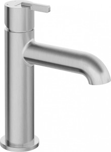 SILIA bateria umywalkowa stal szczotkowana