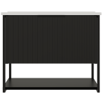 Zastosowanie zewnętrznej otwartej półki zwiększające przestrzeń do przechowywania