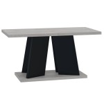 Stolik kawowy loft czarny mat / beton