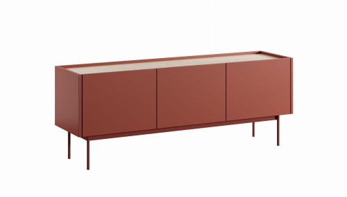 RENO Szafka RTV 144cm Ceramic Red (2).jpg
