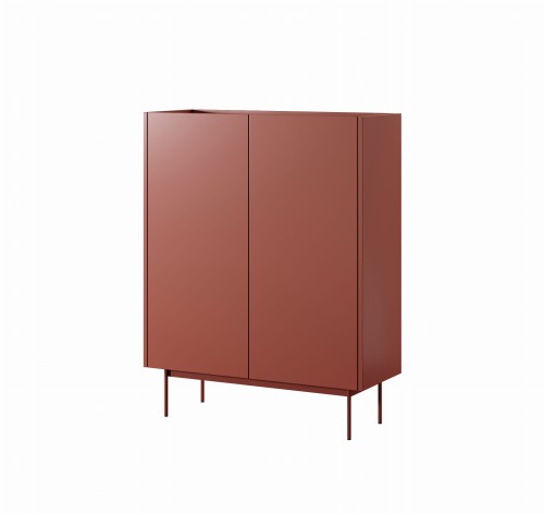 RENO Komoda Wysoka 97cm Ceramic Red (2).jpg