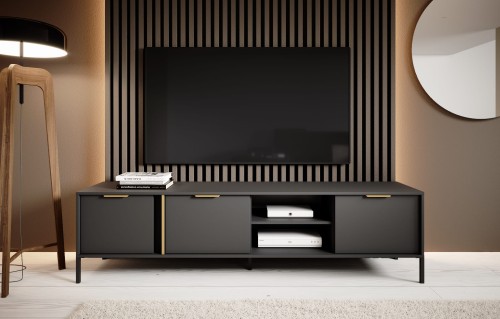 LERO Szafka RTV 3D 203cm Antracyt (1).jpg