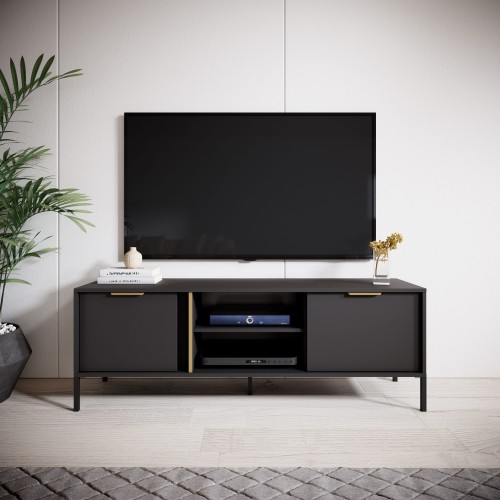 LERO Szafka RTV 2D 153cm Antracyt (1).jpg
