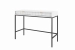 Toaletka 104cm biały czarny stelaż.jpg