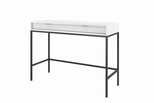 Toaletka 104cm biały czarny stelaż.jpg