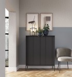 VERO Komoda Wysoka 104cm Czarny.jpg