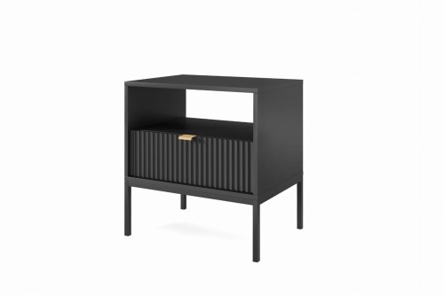 VERO Szafka Nocna 54cm Czarny czarny stelaż.jpg