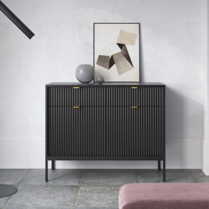 VERO Komoda 104cm Czarny