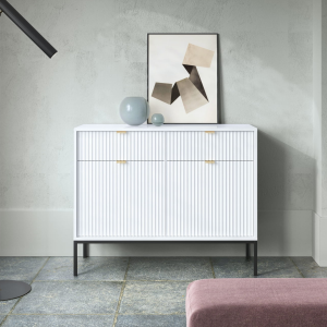 VERO Komoda 104cm Biały