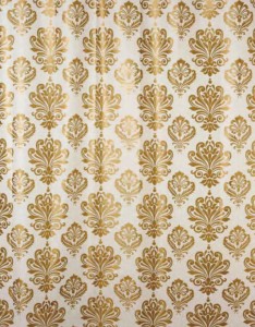 GOLD zasłonka prysznicowa złoto