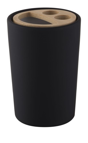 PLAIN pojemnik na szczoteczki czarny