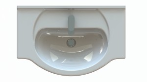 KARLA umywalka ceramiczna 75 cm